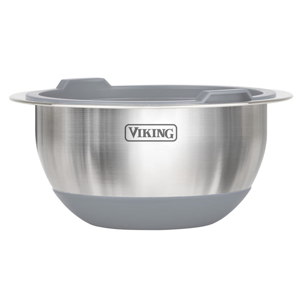 BergHOFF Geminis 8-Piece Stainless Steel Mixing Bowl Set with Lids