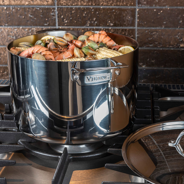 VIKING 6 QT STOCK POT, 5 PLY – Viking Cooking School