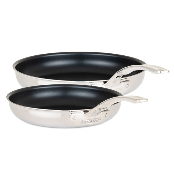 Viking Contemporary 3-Ply Stainless Steel 10-Inch Nonstick Fry Pan – Viking  Culinary Products