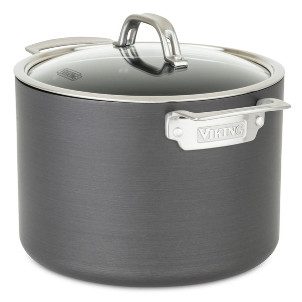 All-clad LTD 8 Quart Stock Pot With Lid, Stainless Steel With Hard