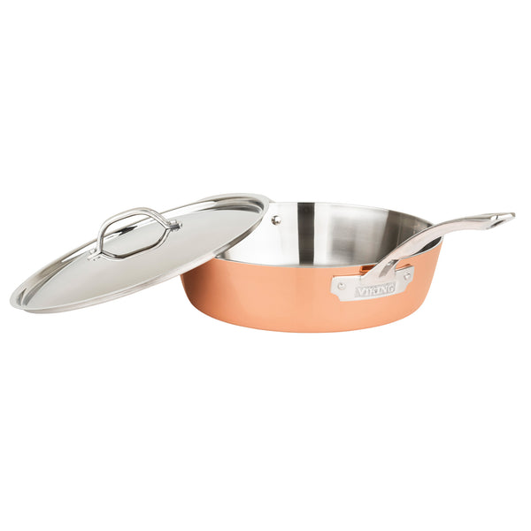 Viking Copper Clad 4-Ply Contemporary 9-Piece Cookware set - Bed Bath &  Beyond - 38334684