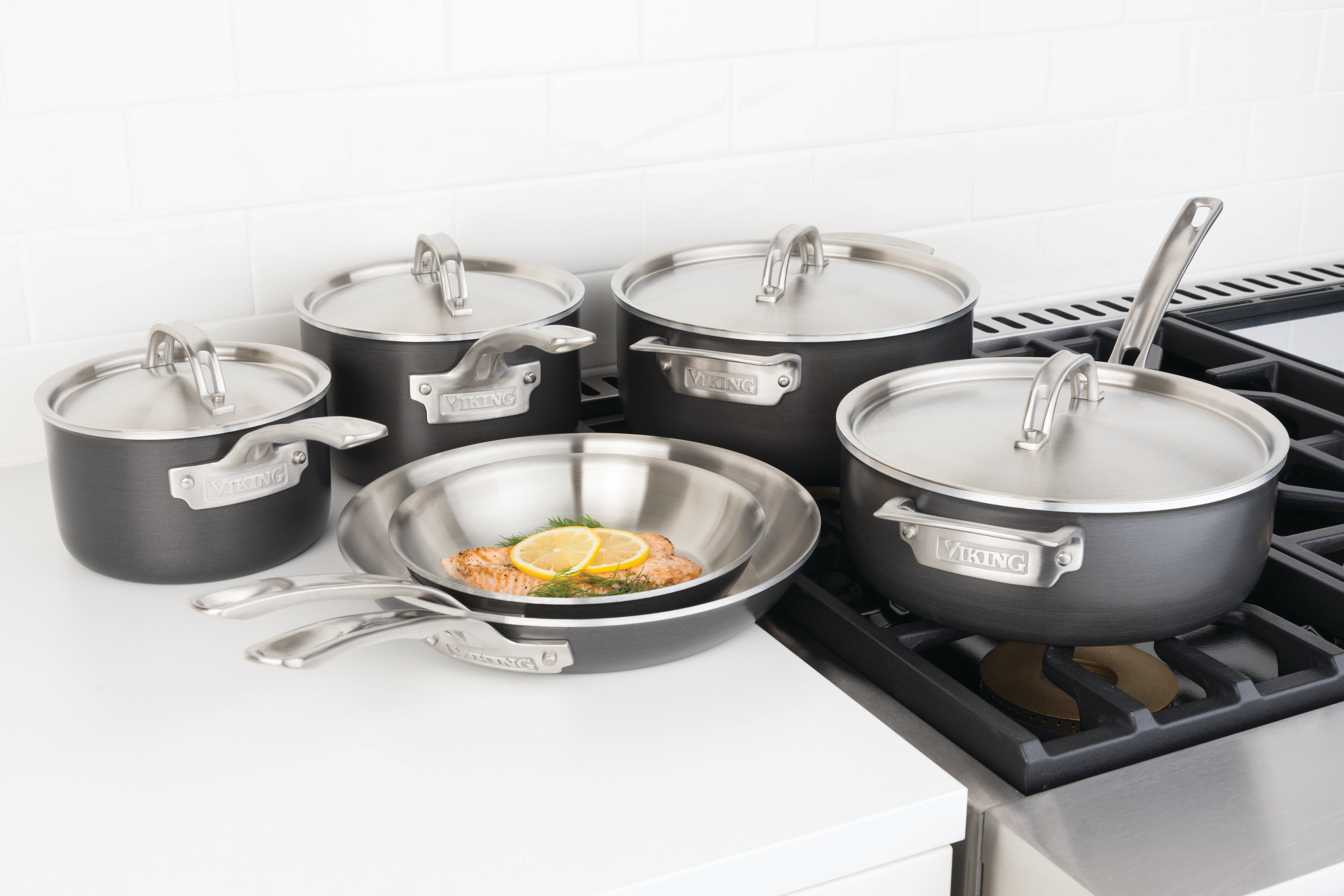 5-Ply Hard Anodized Stainless Cookware