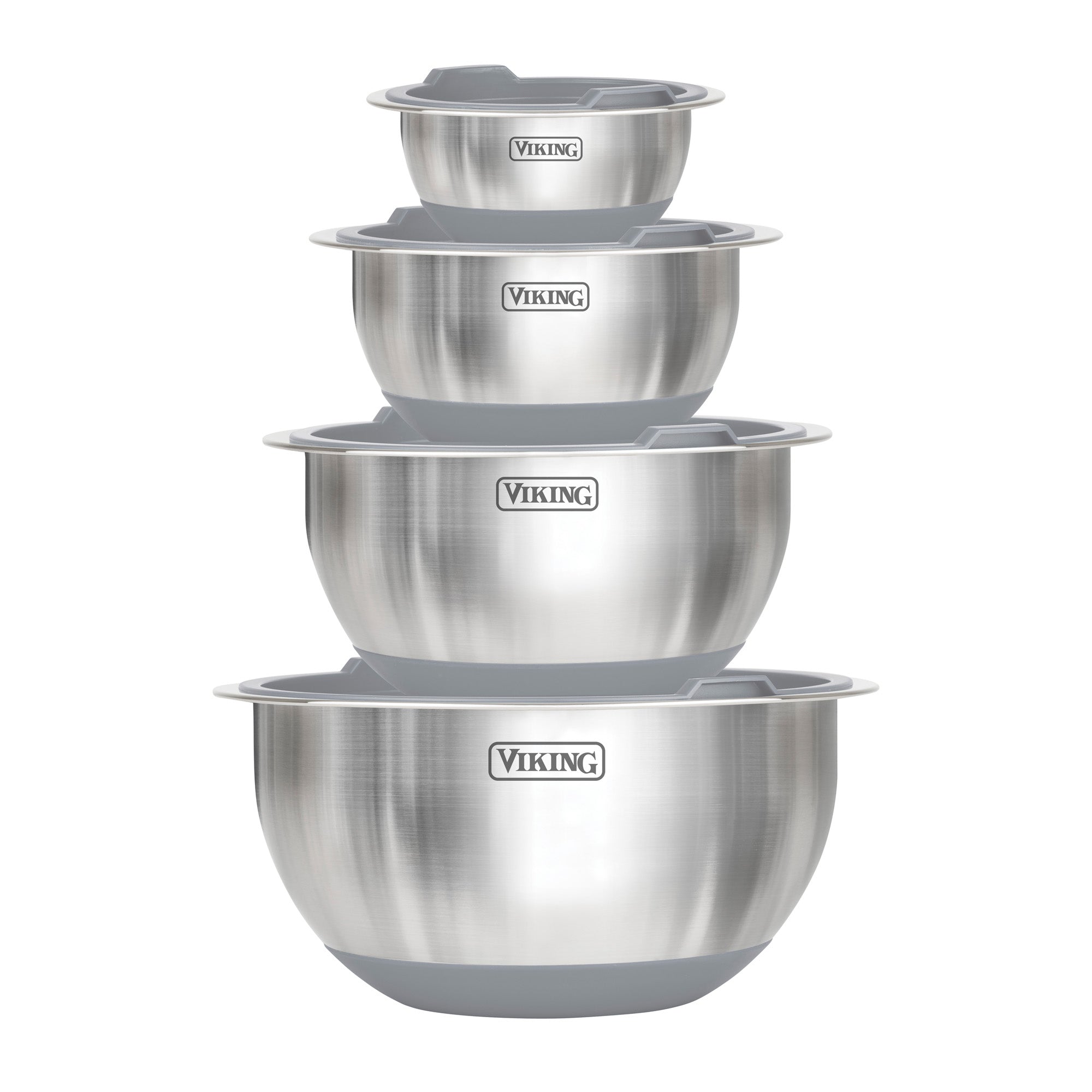 Oggi Stainless Steel 8 Quart Mixing Bowl with Lid