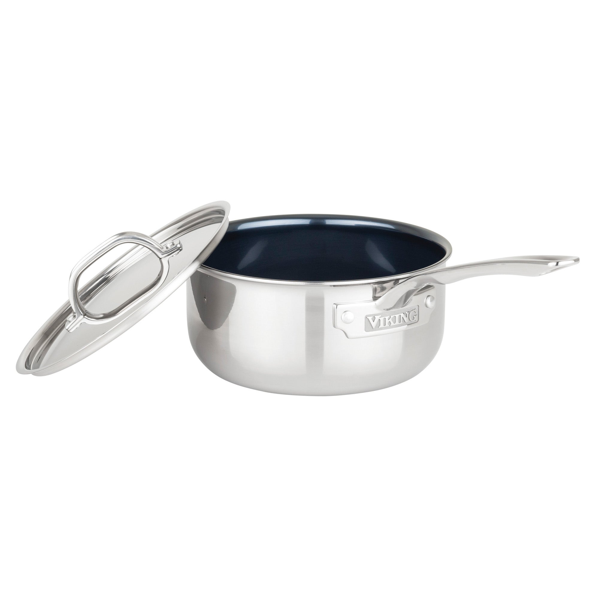 Saucepan with Lid Cover Stainless Steel Nonstick Sauce Pan Cooking Pan, 3  Quart
