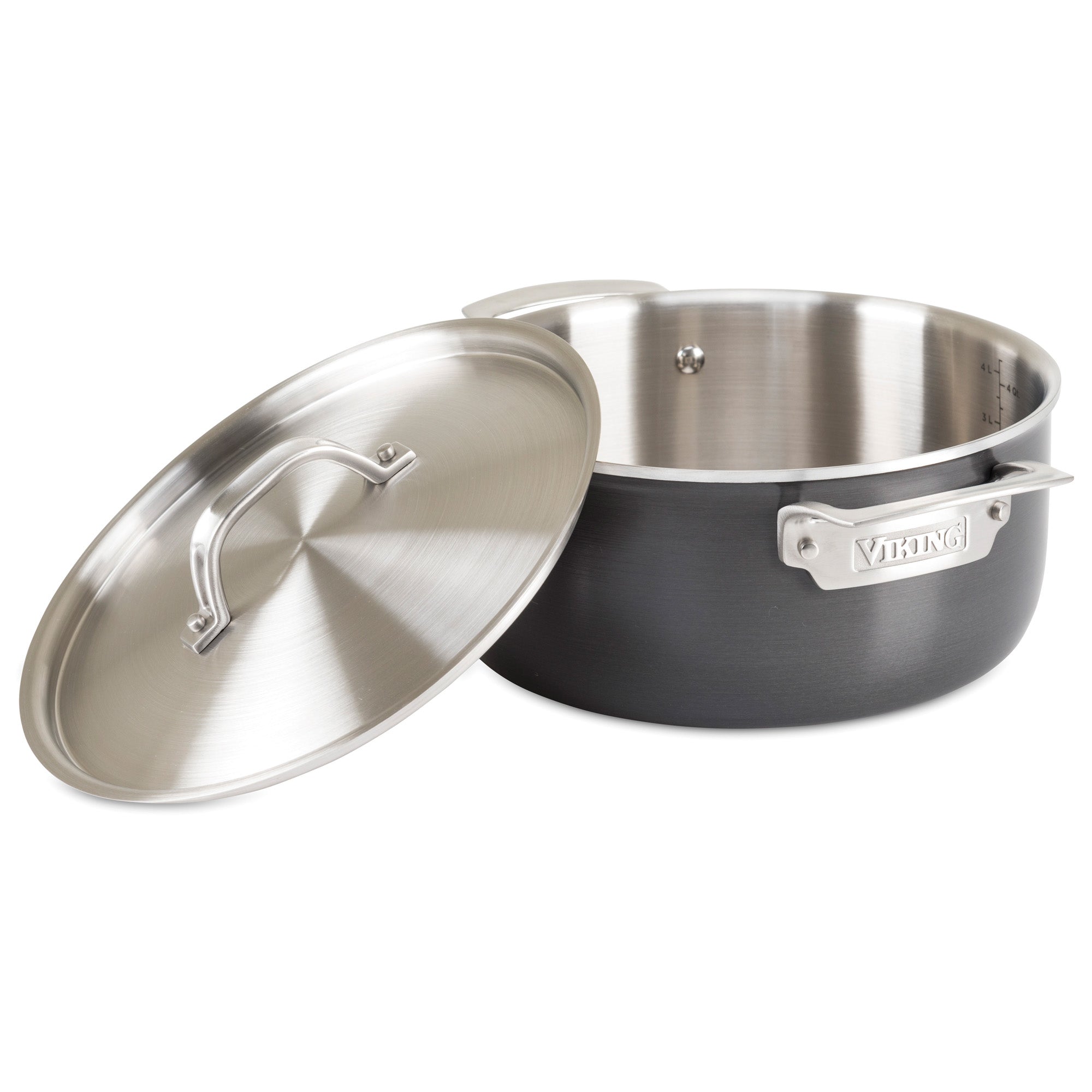 Viking 40051-9910 Hard Anodized Nonstick Cookware Set, 10 Piece, Gray