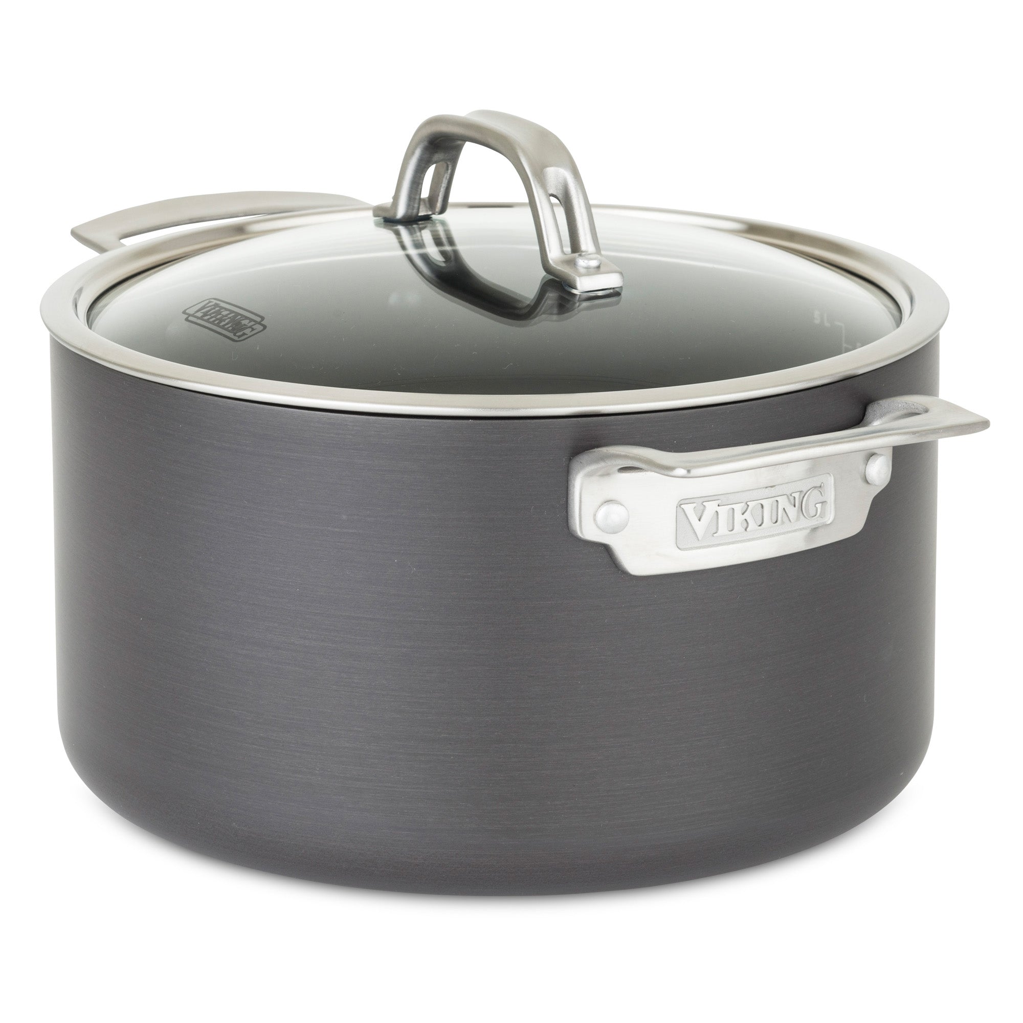 Viking Hard Anodized Nonstick 6-Quart Dutch Oven with Glass Lid