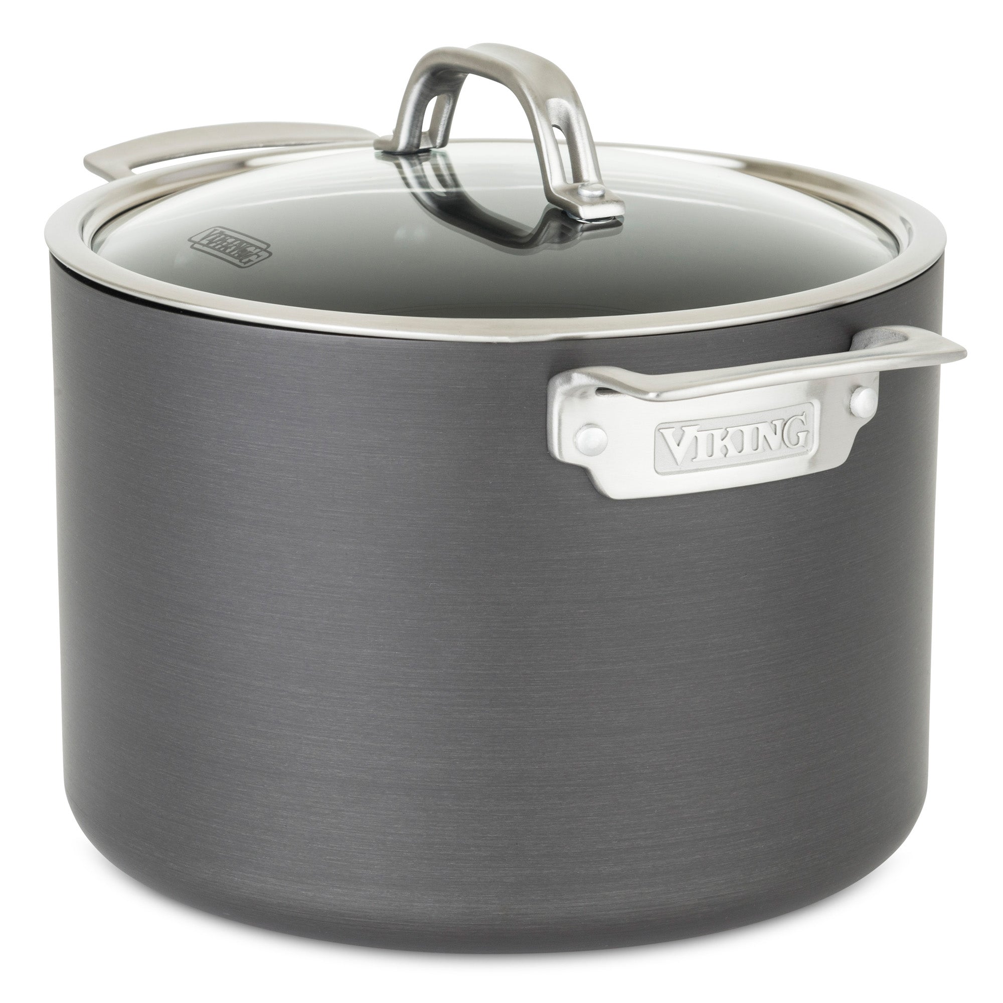 Viking Hard Anodized Nonstick 8-Quart Stock Pot with Glass Lid