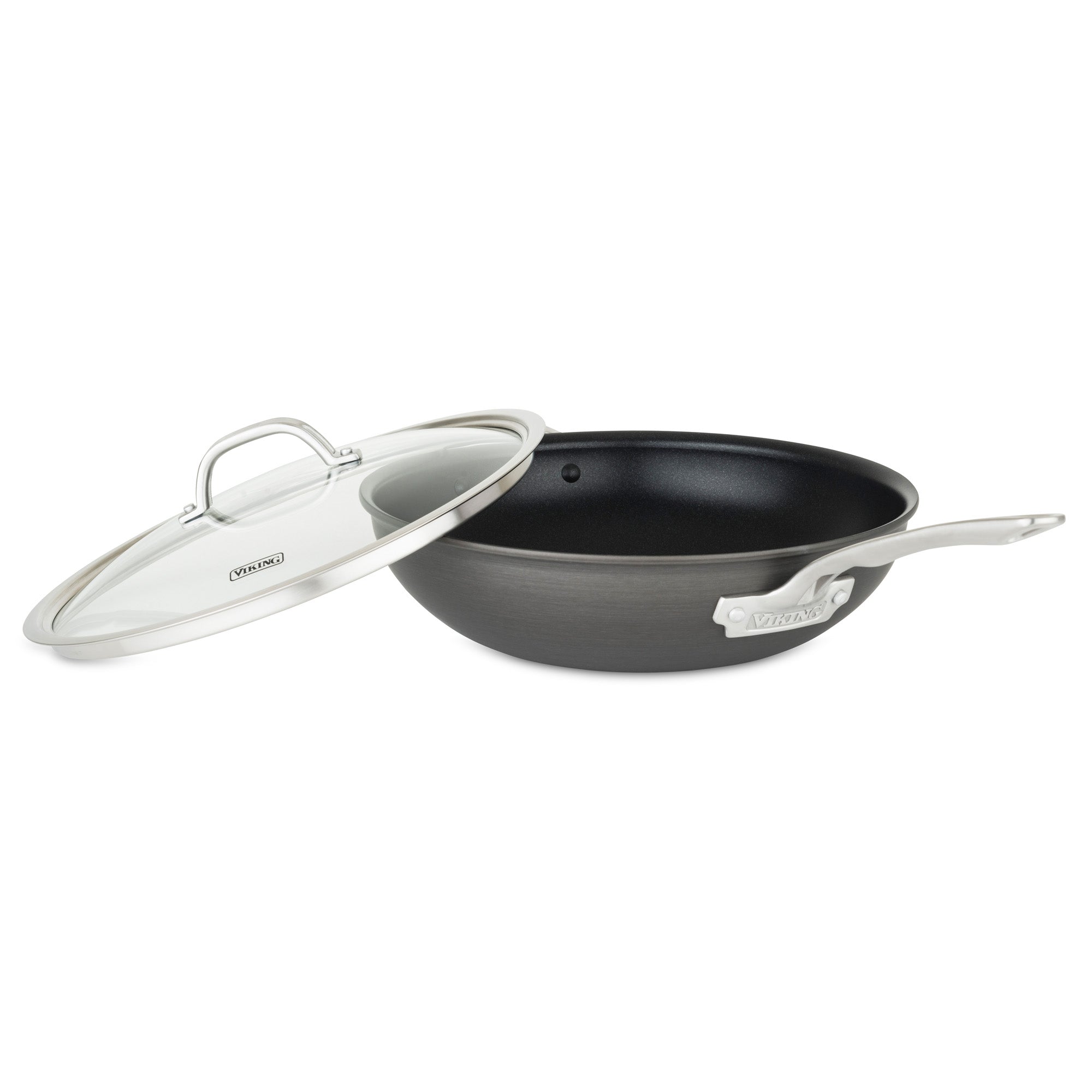 Frying Pan With Glass Lid Durable Non-stick Skillet Induction