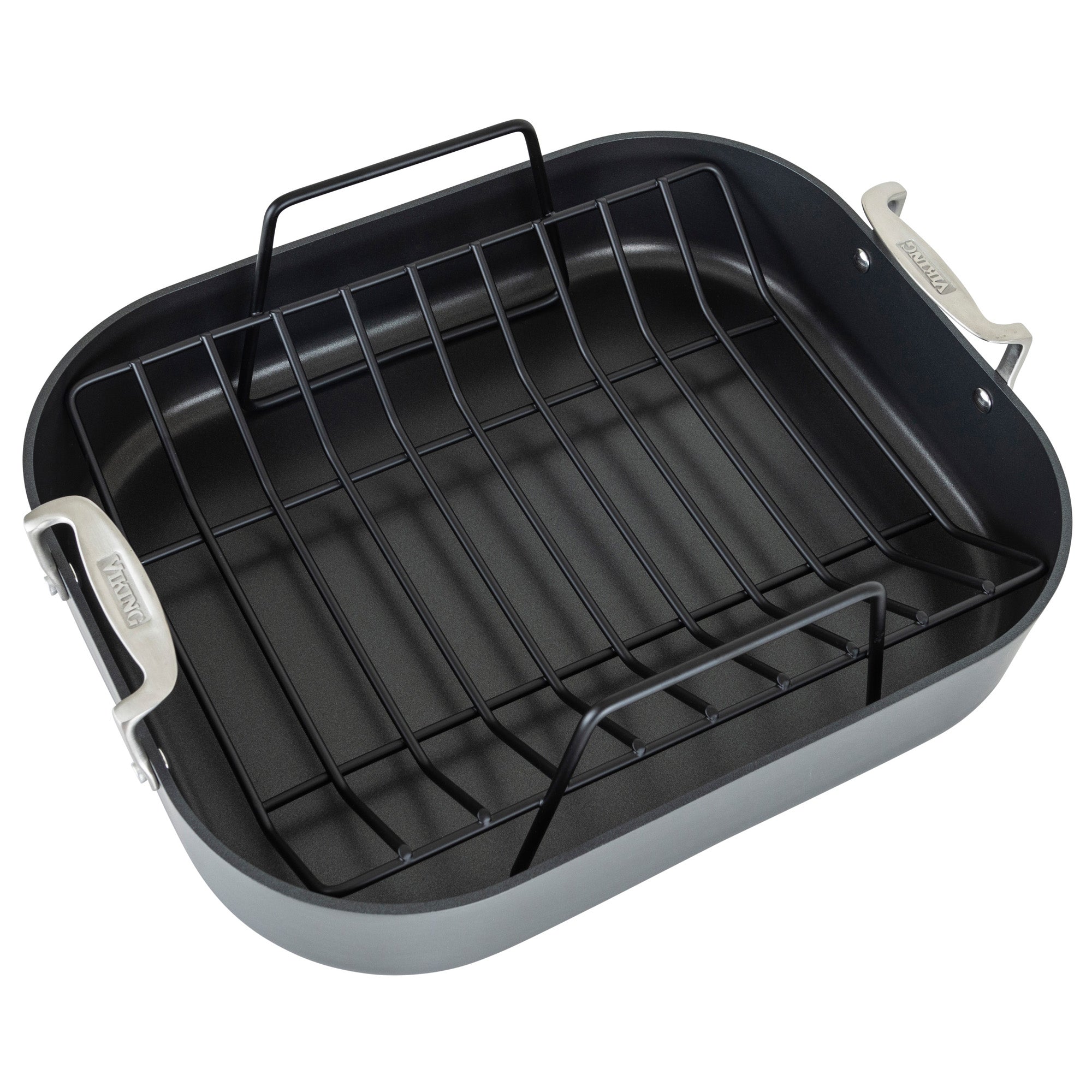 Viking Hard Anodized Nonstick Roaster with Rack