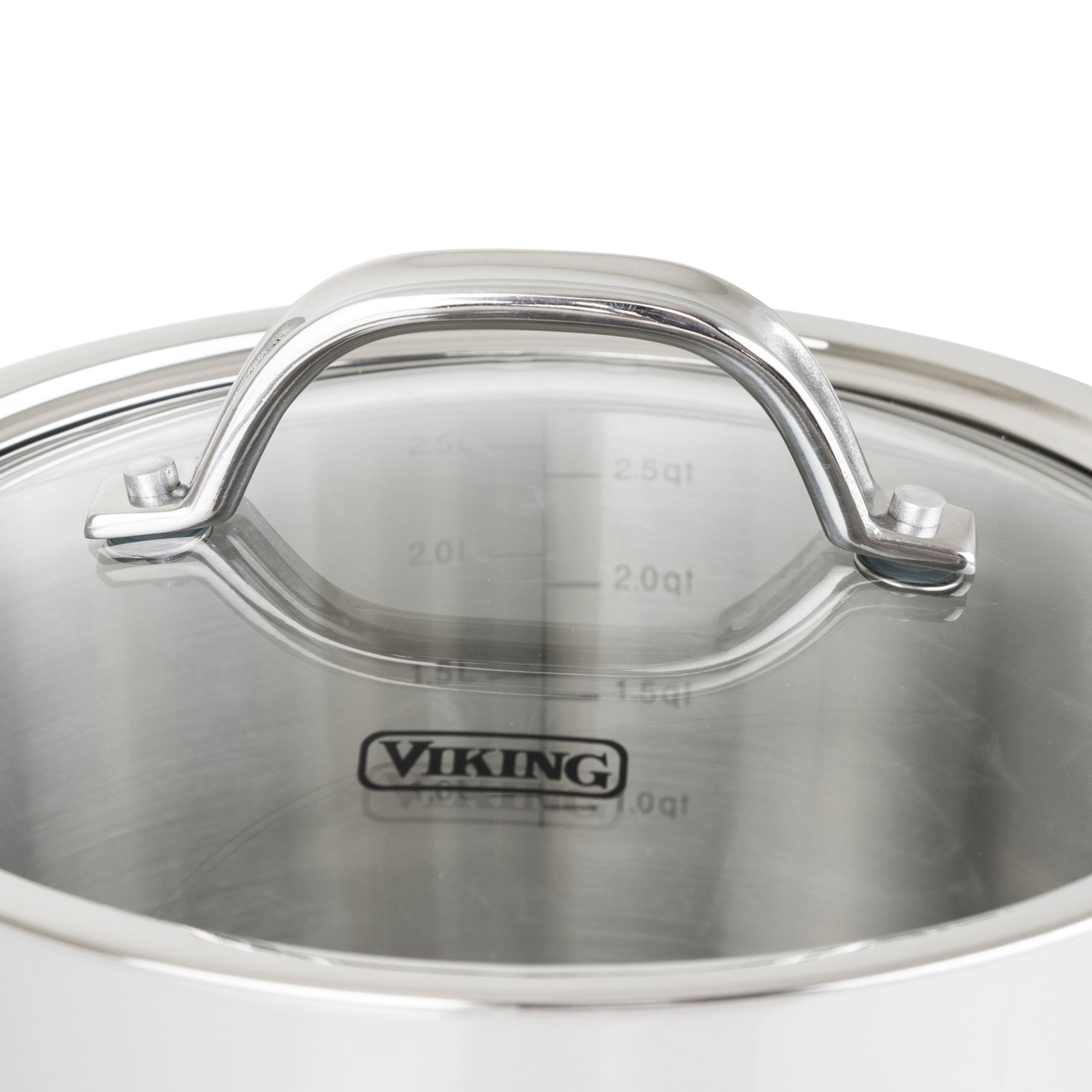 Viking Contemporary 3-Ply 3.4-Quart Sauce Pan with Glass Lid