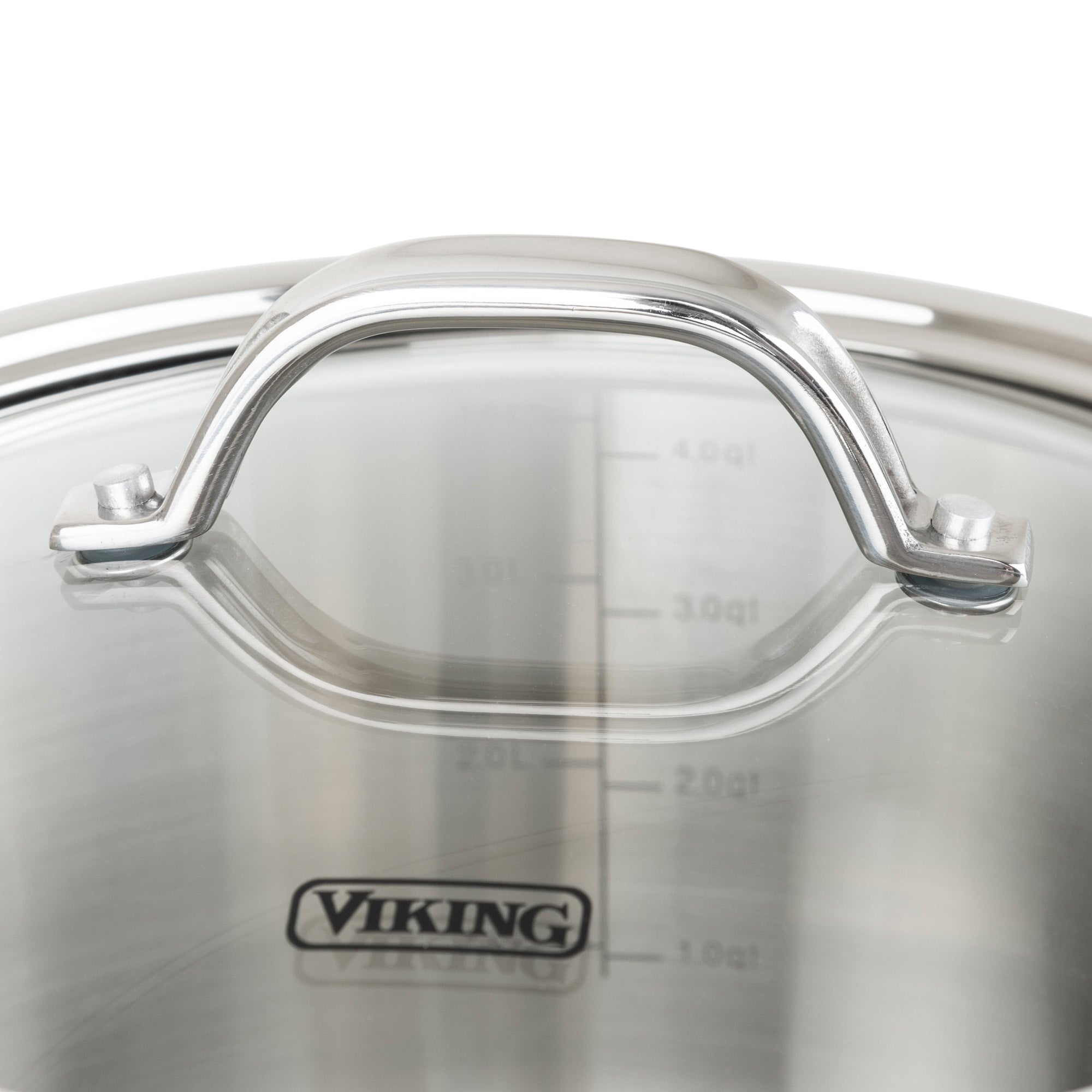 Viking 3-Ply Black and Copper 5-Quart Dutch Oven with Glass Lid