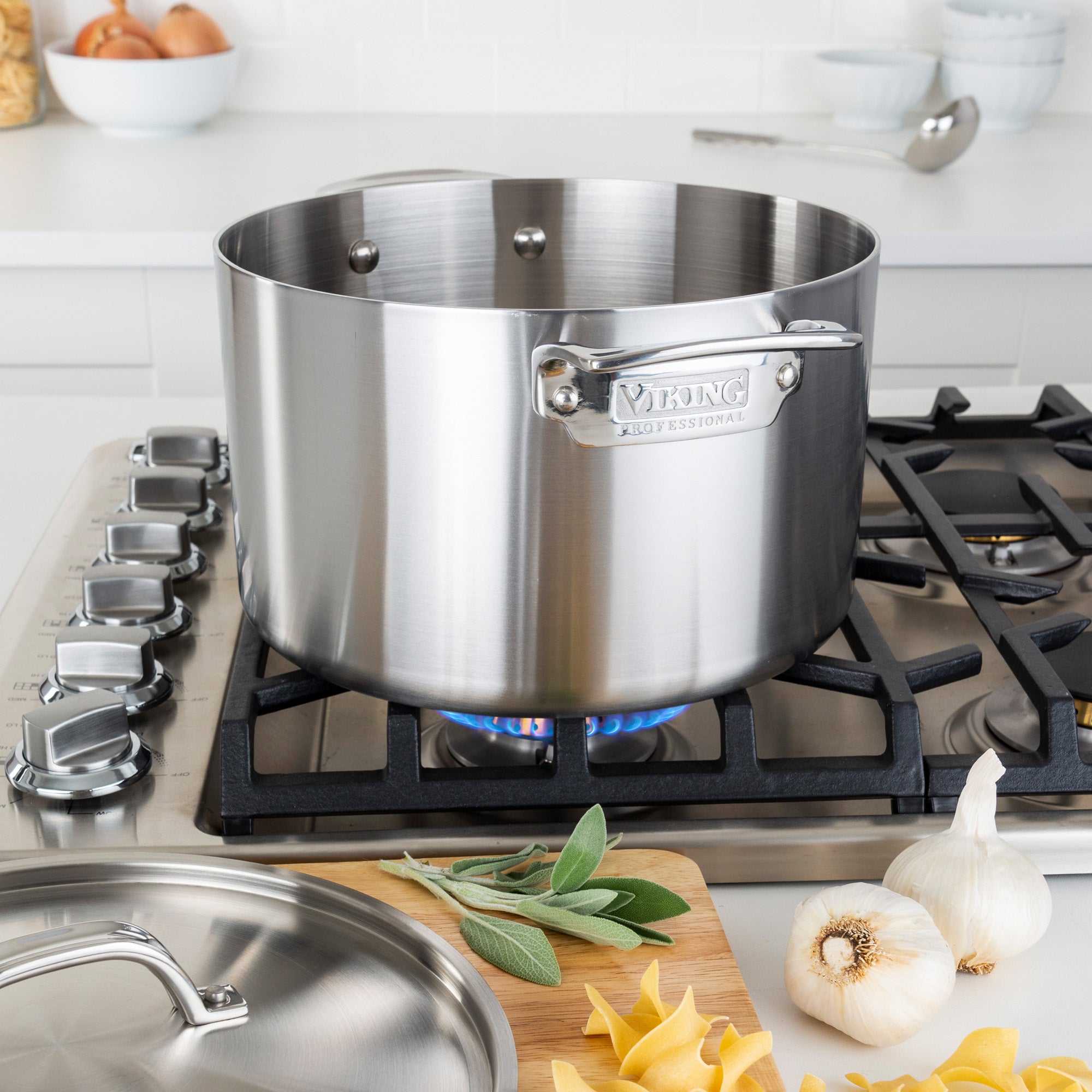 5 Ply Stock Pot 8QT, Stainless Steel