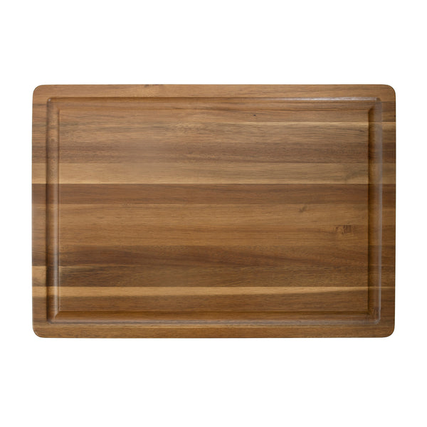 Viking Acacia 20-Inch Reversible Butcher Block Prep and Carving Board ...