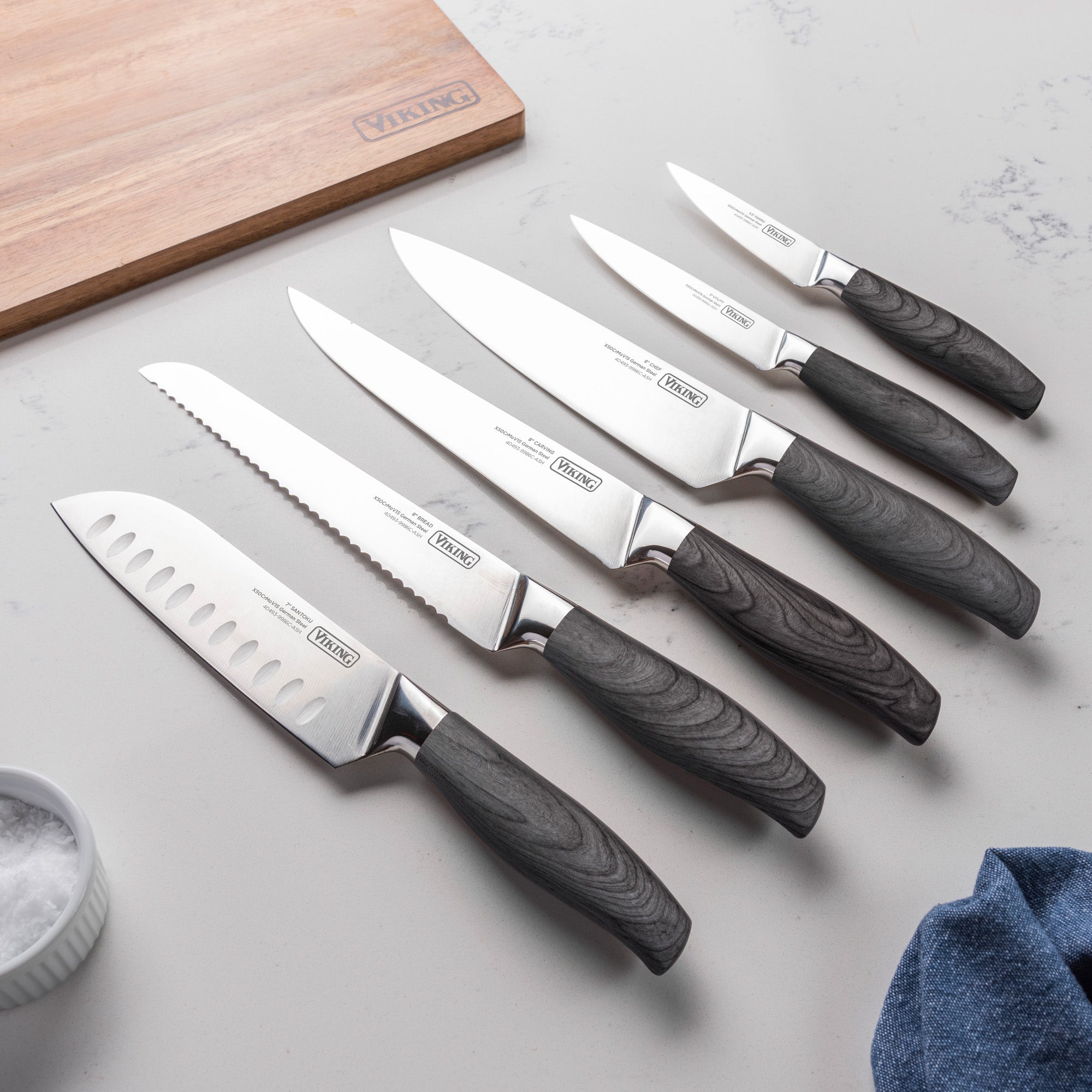 4 pcs Sharp Steak Knives Stainless Steel Kitchen Knife Plastic Handle  Utensil 