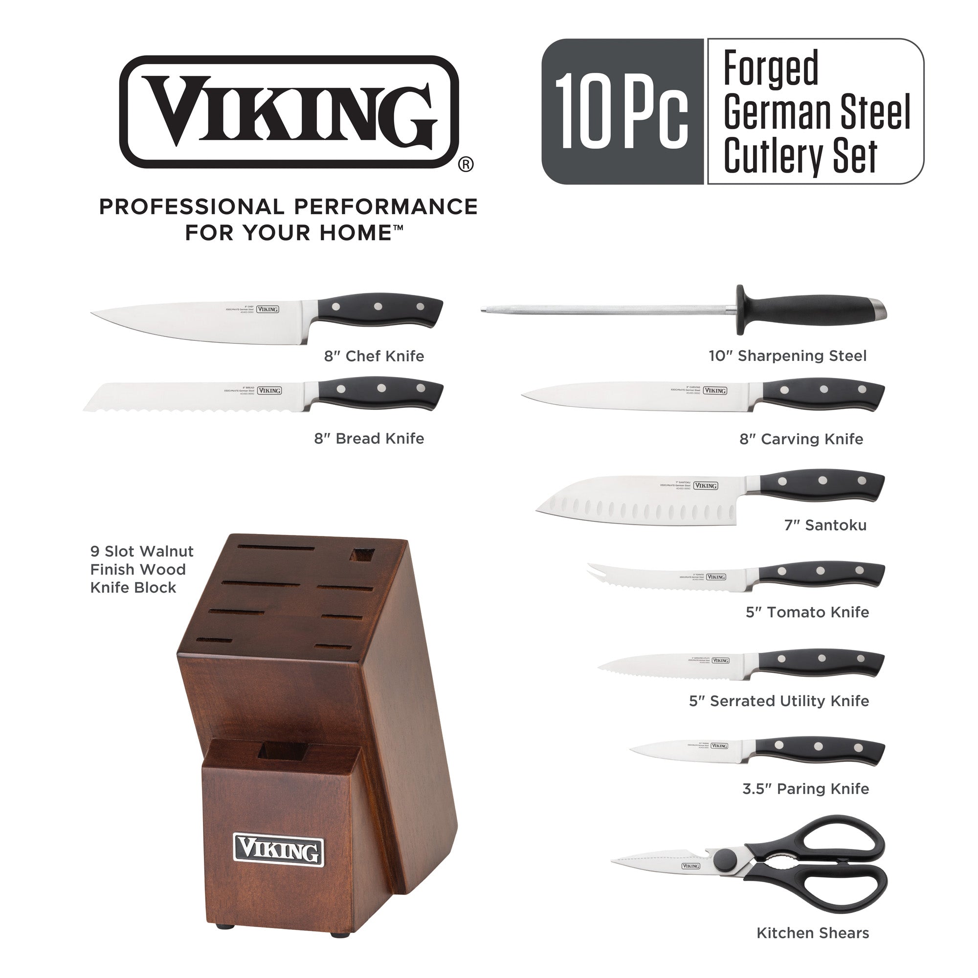 Viking Professional 7 Santoku Knife